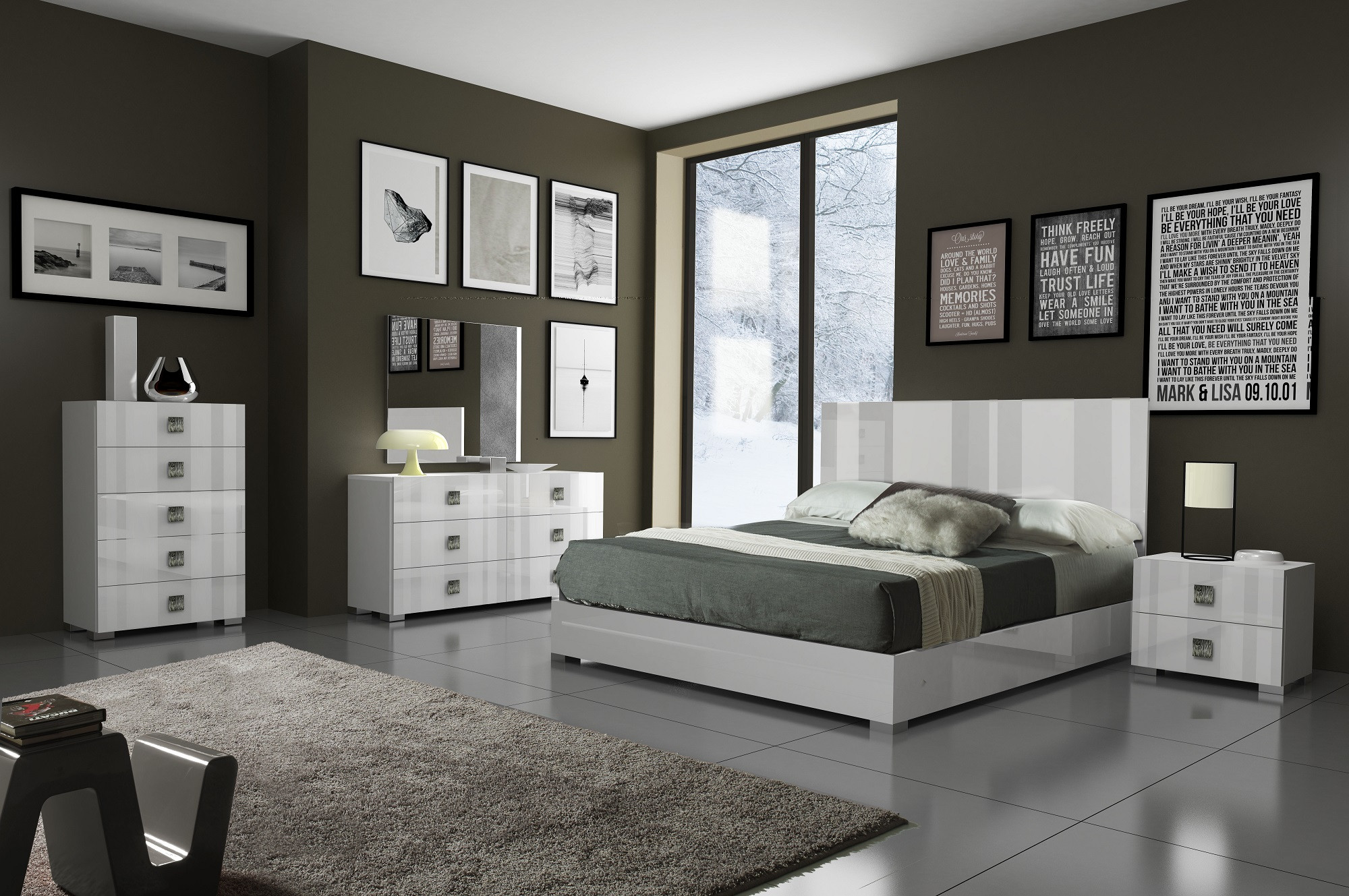 Modern Contemporary Bedroom
 Unique Wood Modern Contemporary Bedroom Designs Glendale