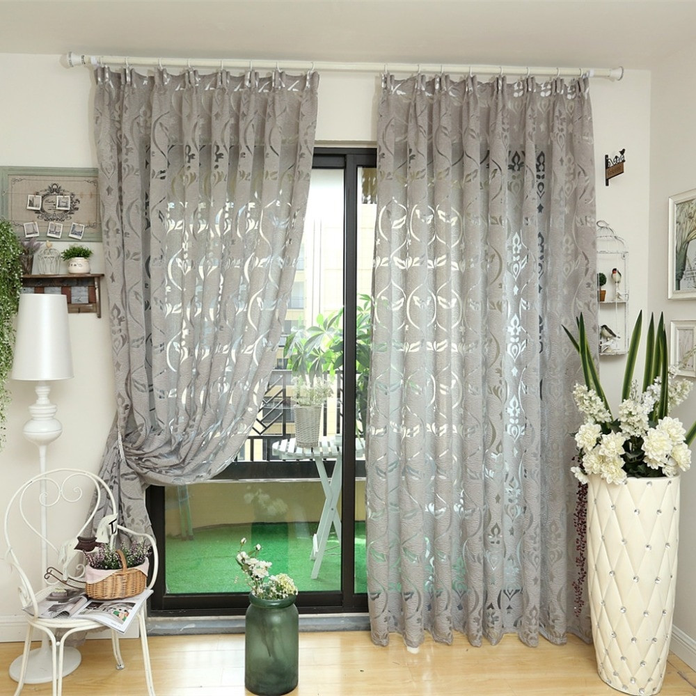 Modern Curtains For Living Room
 Modern curtain kitchen ready made bronze color curtains