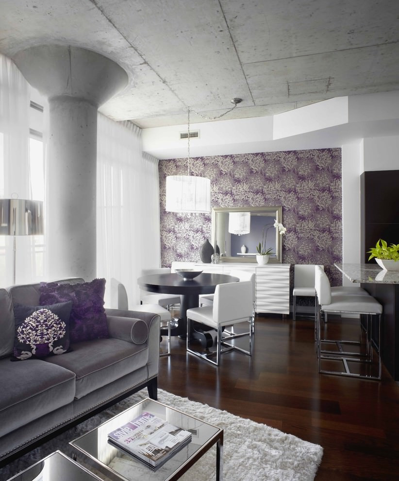 Modern Design Living Room
 23 Floral Wallpaper Designs Decor Ideas
