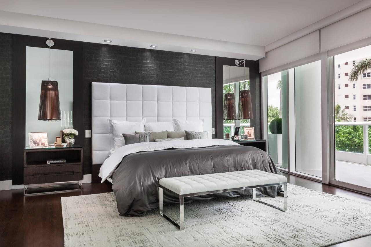 Modern Grey Bedroom
 Stuning Grey Contemporary Bedroom Ideas Mosca Homes