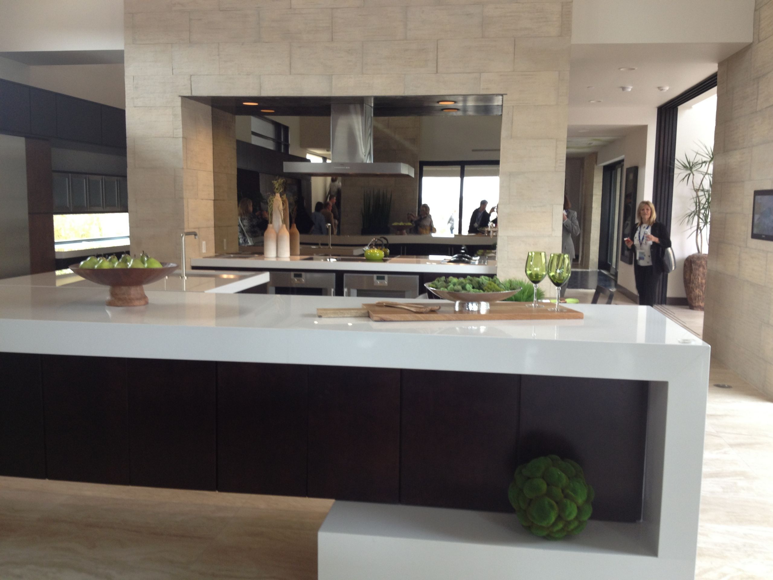 Modern Kitchen Island
 The Kitchen Island Curves and Wraps In 2013