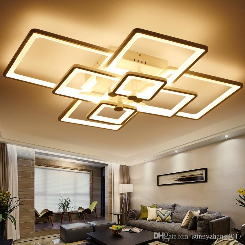 Modern Living Room Light Fixtures
 2019 Led Light Modern Led Ceiling Lights 110V 220V For