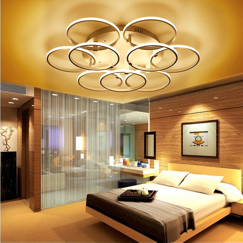 Modern Living Room Light Fixtures
 Flower pattern acrylic ceiling lamp LED modern ceiling