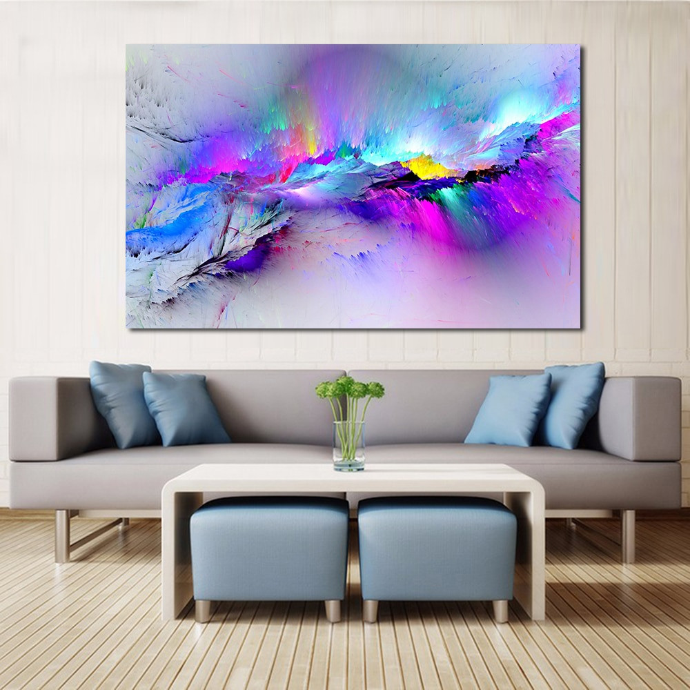Modern Paintings For Living Room
 JQHYART Wall For Living Room Abstract Oil