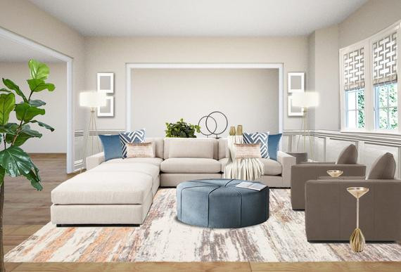 Modern Pictures For Living Room
 Modern Living Room Interior Designs Blue blush Living Room