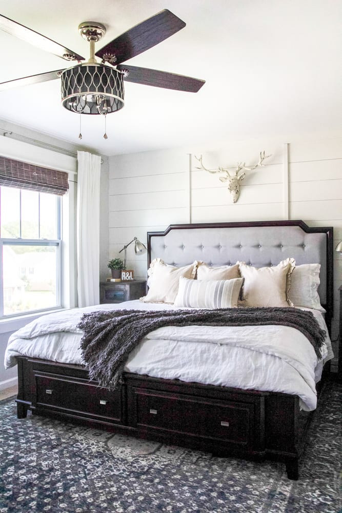 Modern Rustic Bedroom Ideas
 Rustic Modern Master Bedroom Reveal and Sources Bless er