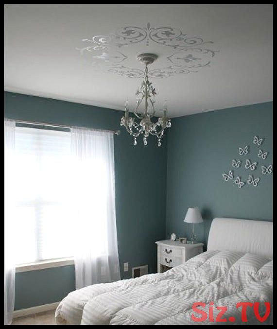 Modern Shabby Chic Bedrooms
 Decorative Wall Ceiling Medallion Vinyl Decal Shabby