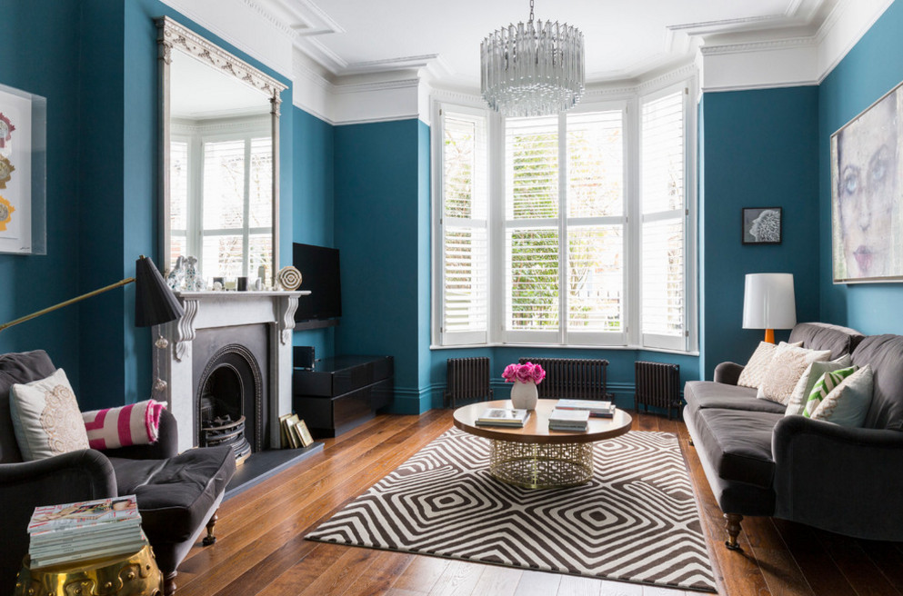 Modern Victorian Living Room
 Dream Home A Colourful Victorian Family Home in South London