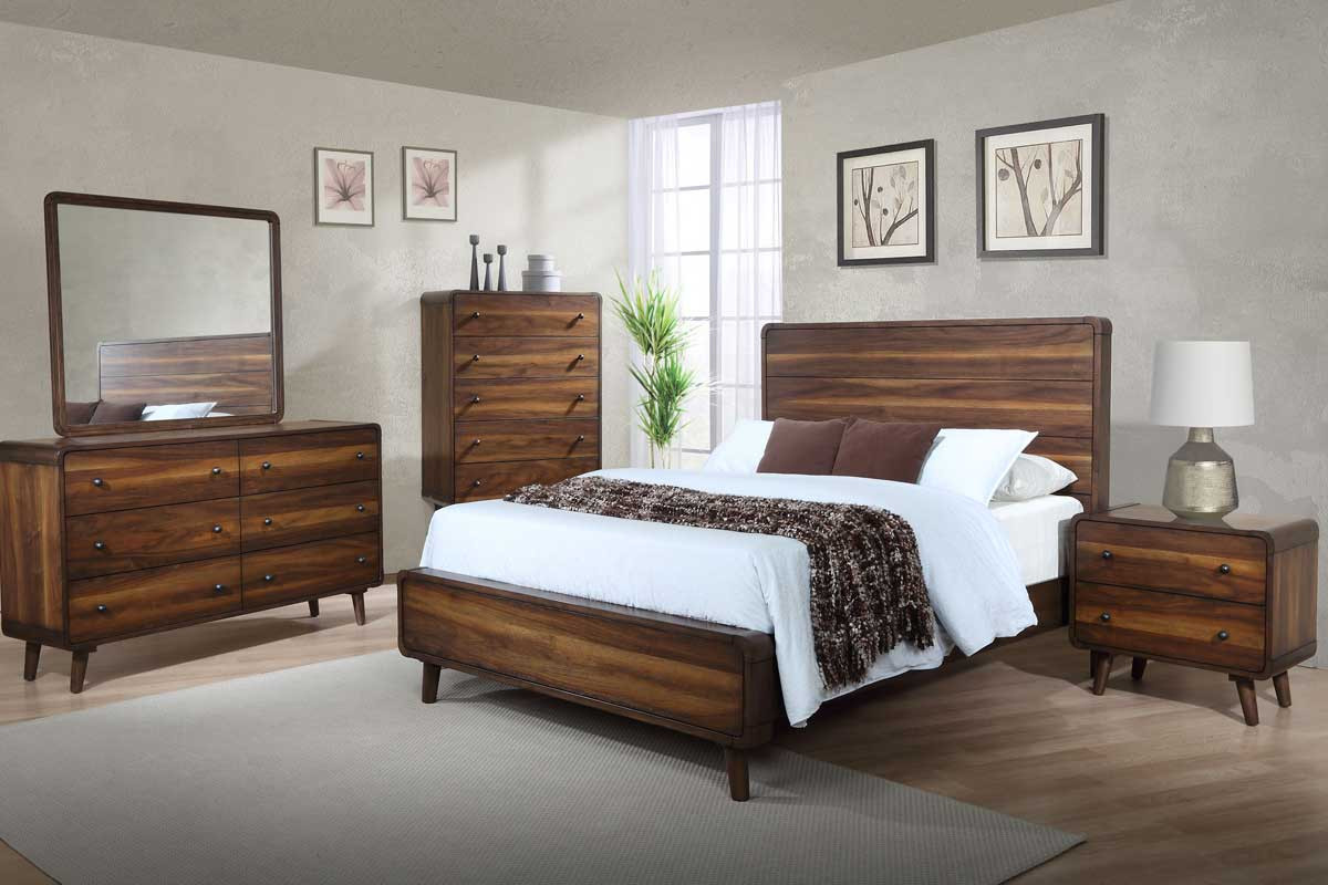 Modern Wood Bedroom Furniture
 Contemporary Bedroom Set The Furniture Shack