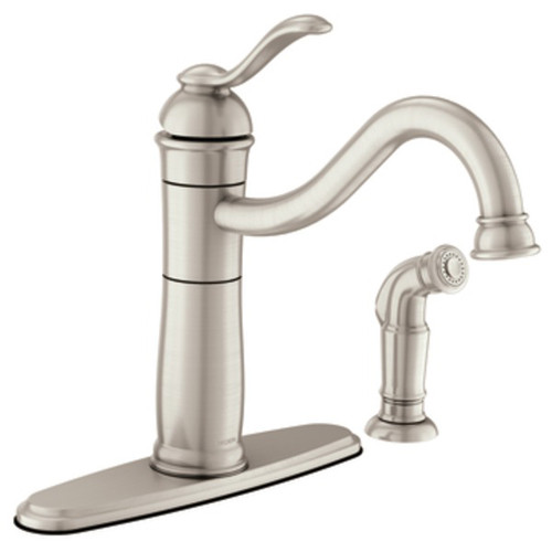 Moen White Kitchen Faucets
 Moen MSRS Walden Single Handle High Arc Kitchen