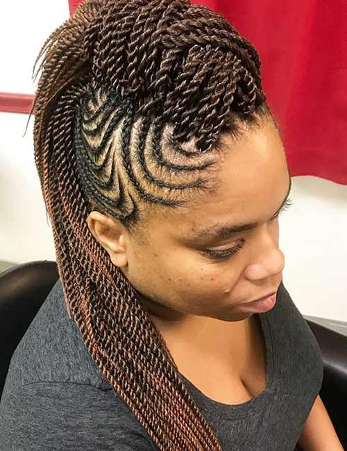 Mohawk Hairstyles With Braids
 30 Edgy Braided Mohawks You Need To Check Out