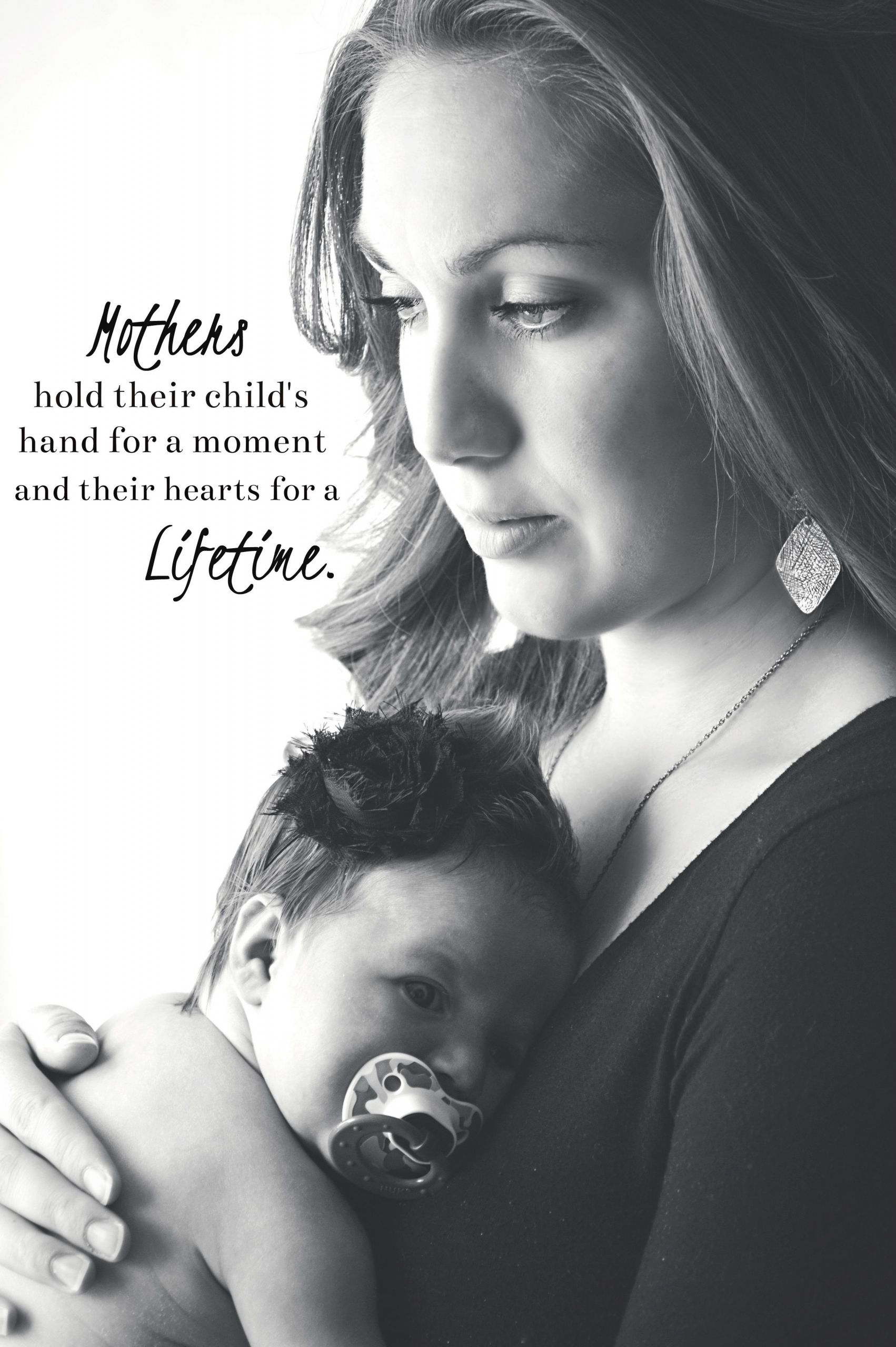 Mom And Baby Girl Quotes
 "Quotes on Motherhood" Newborn Baby Girl graphy by
