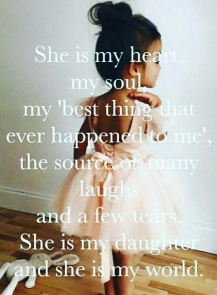 Mom And Baby Girl Quotes
 I thank God everyday for her