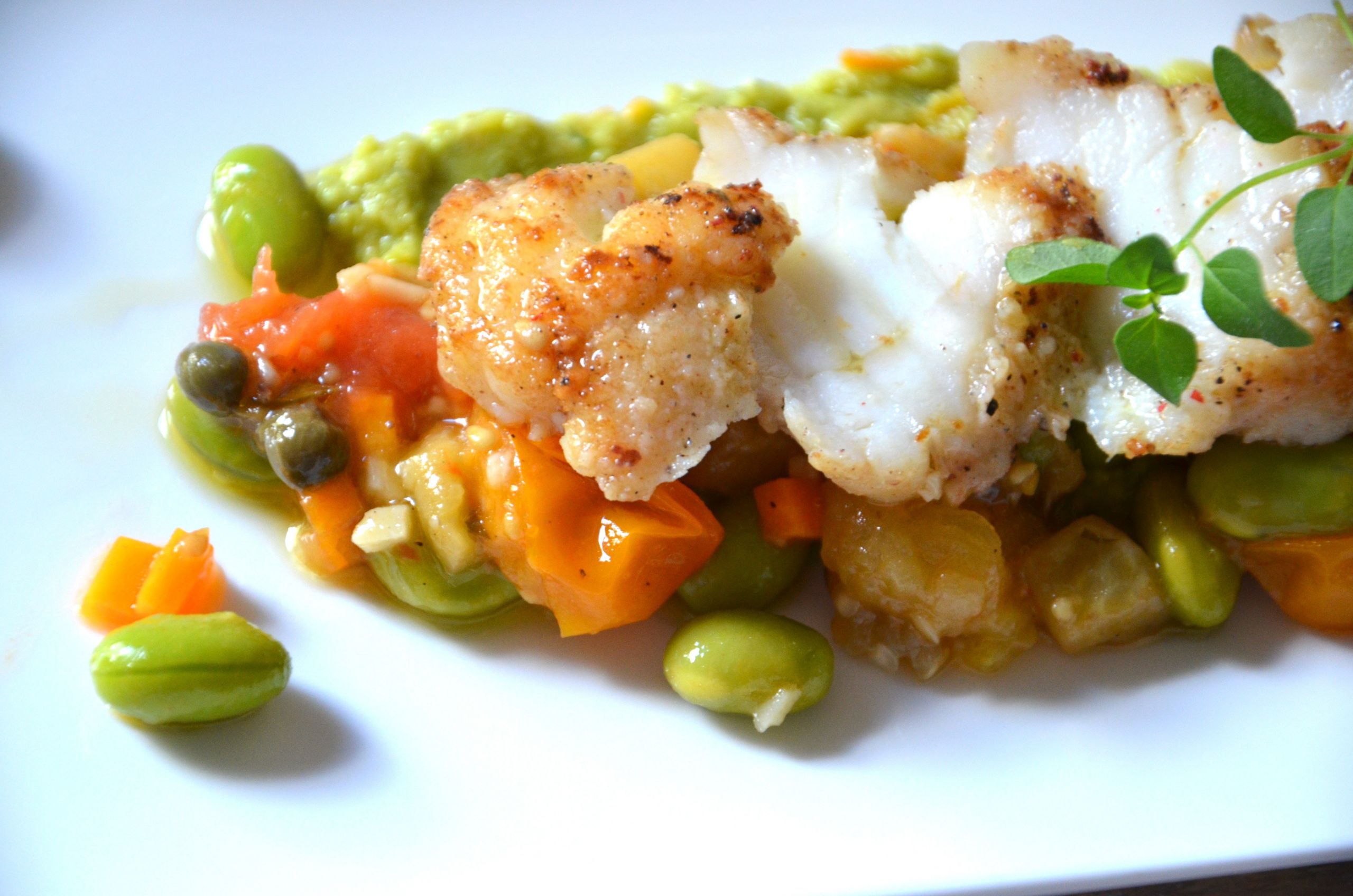 Monk Fish Recipes
 Pan Roasted Monkfish with Siena Farms Summer Ve ables