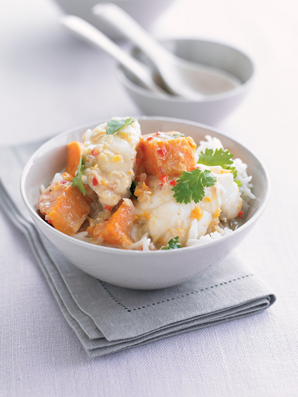 Monk Fish Recipes
 Monkfish & Sweet Potato Curry recipe
