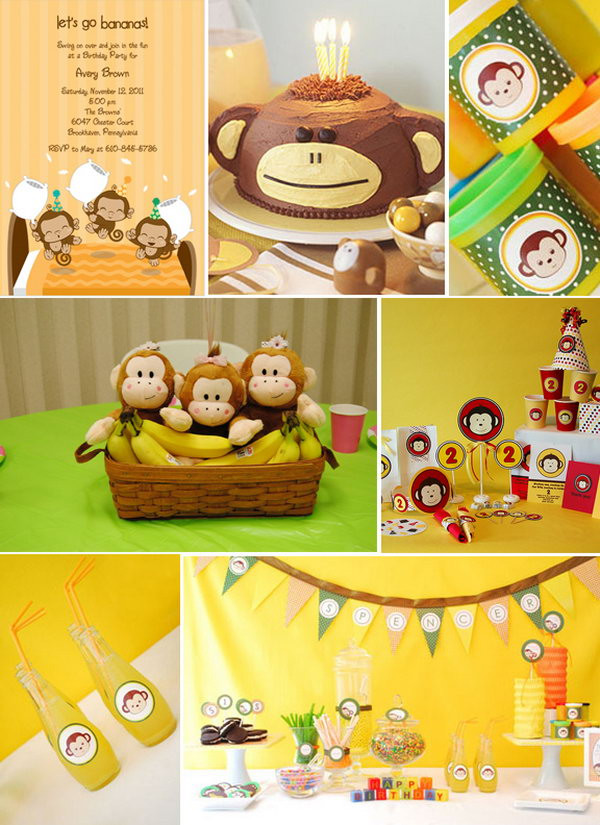 Monkey Birthday Party Ideas
 Cool Birthday Party Ideas for Boys Hative