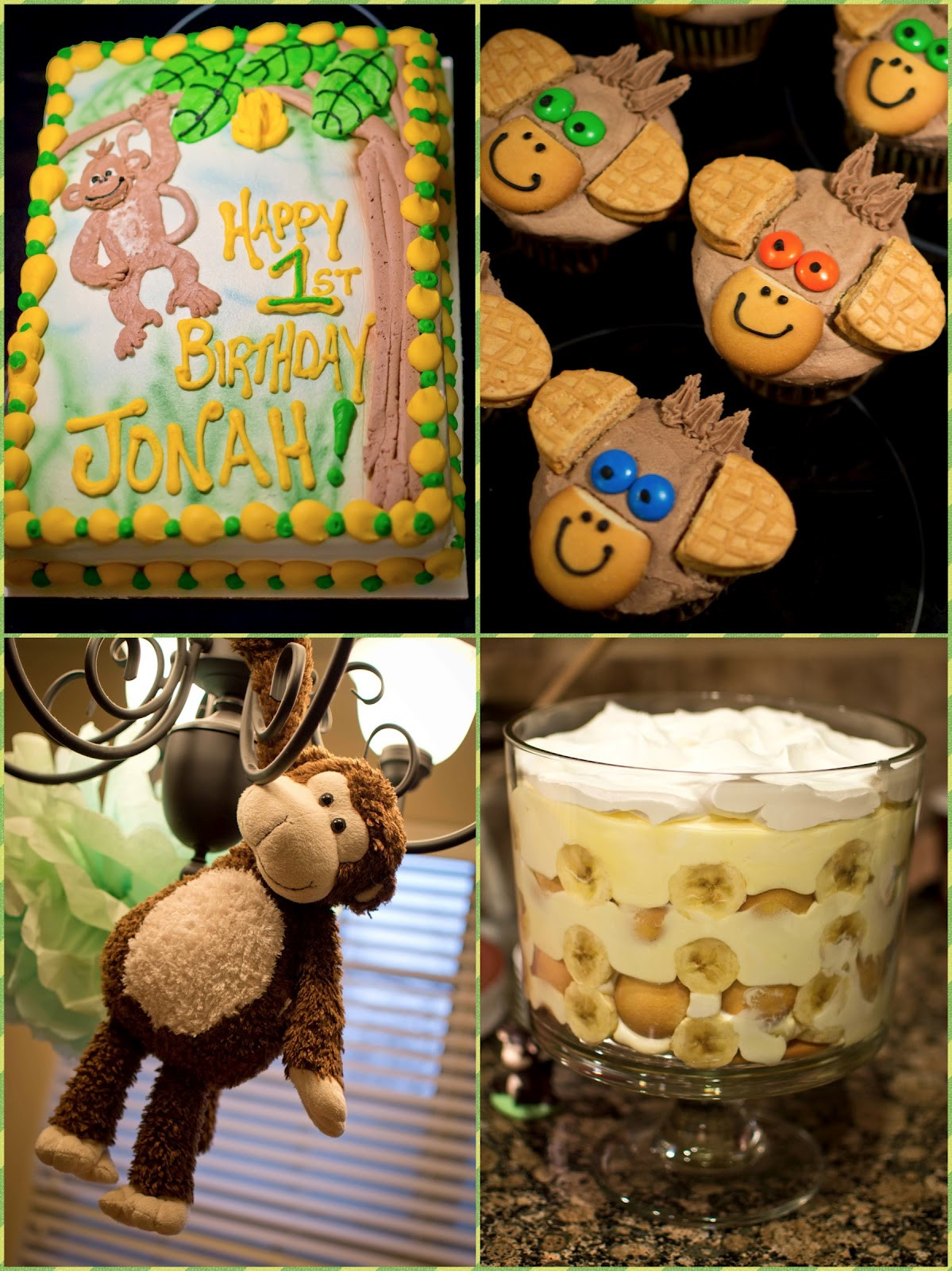 Monkey Birthday Party Ideas
 Defrump Me Monkey 1st Birthday Party & Printables