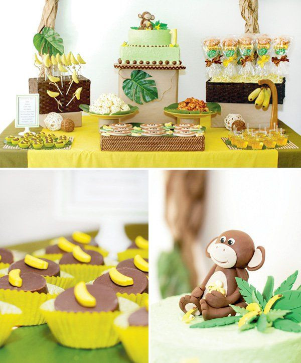 Monkey Birthday Party Ideas
 11 best images about Monkey Party Ideas on Pinterest