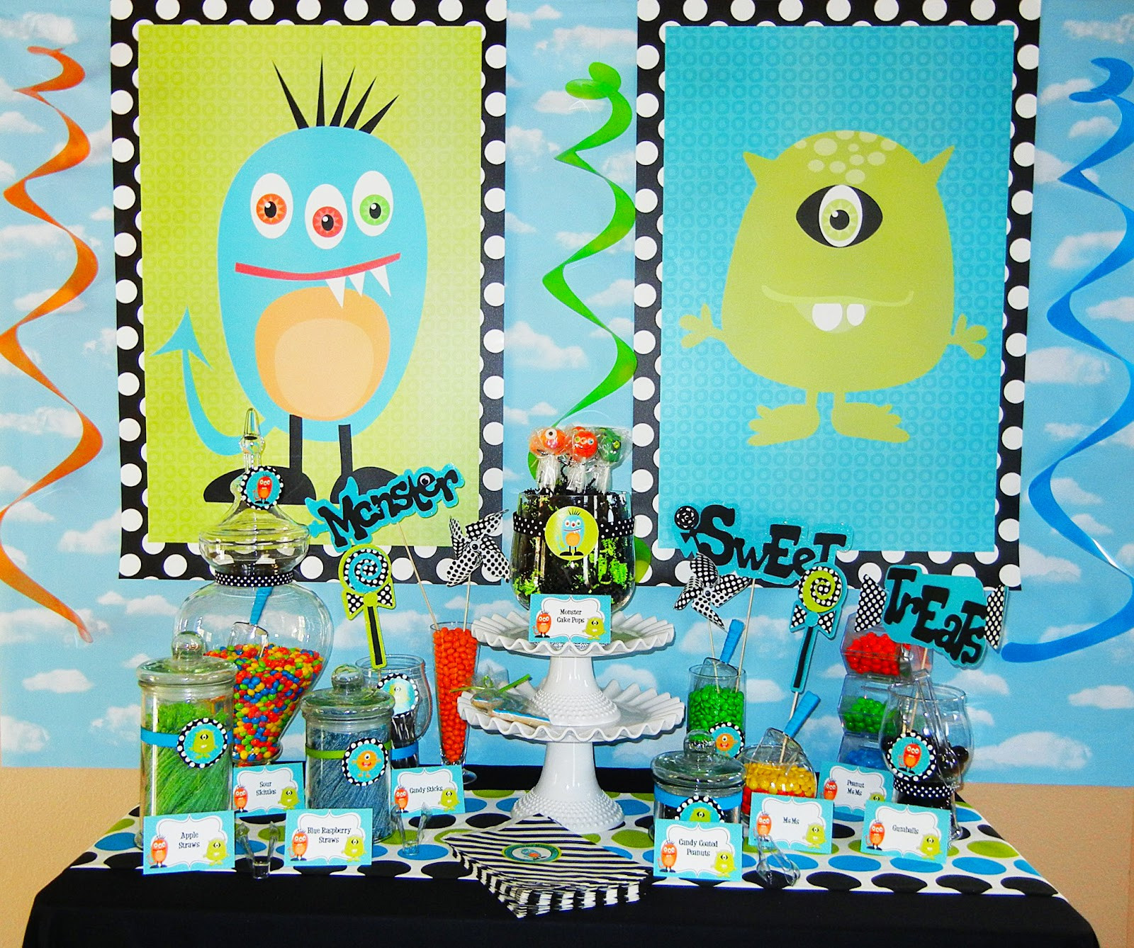 Monster Birthday Party Decorations
 Monster Bash for a Special Lil Monster