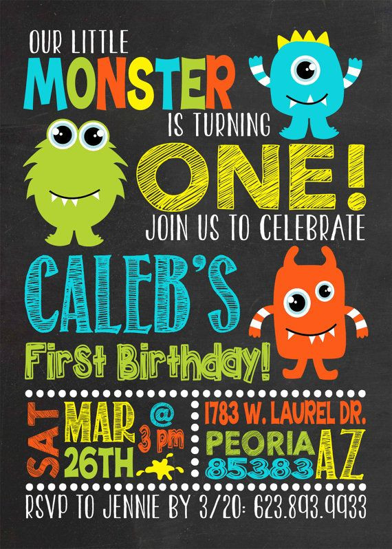 Monster Invitations Birthday
 FREE Monster Birthday Invitations – Bagvania