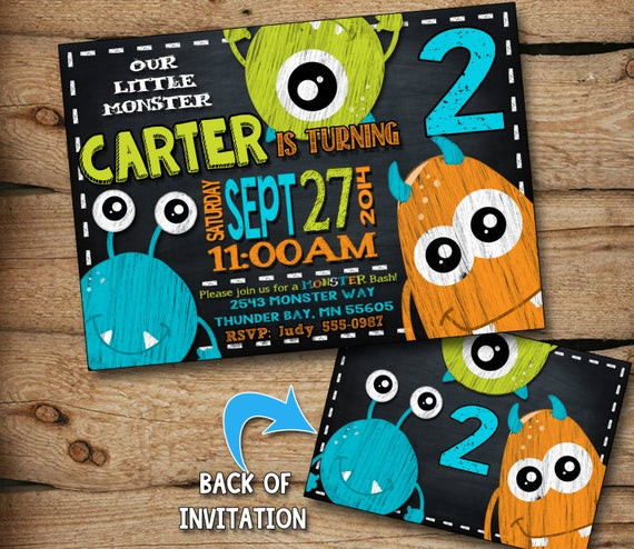 Monster Invitations Birthday
 monster birthday invitation monster invitation by