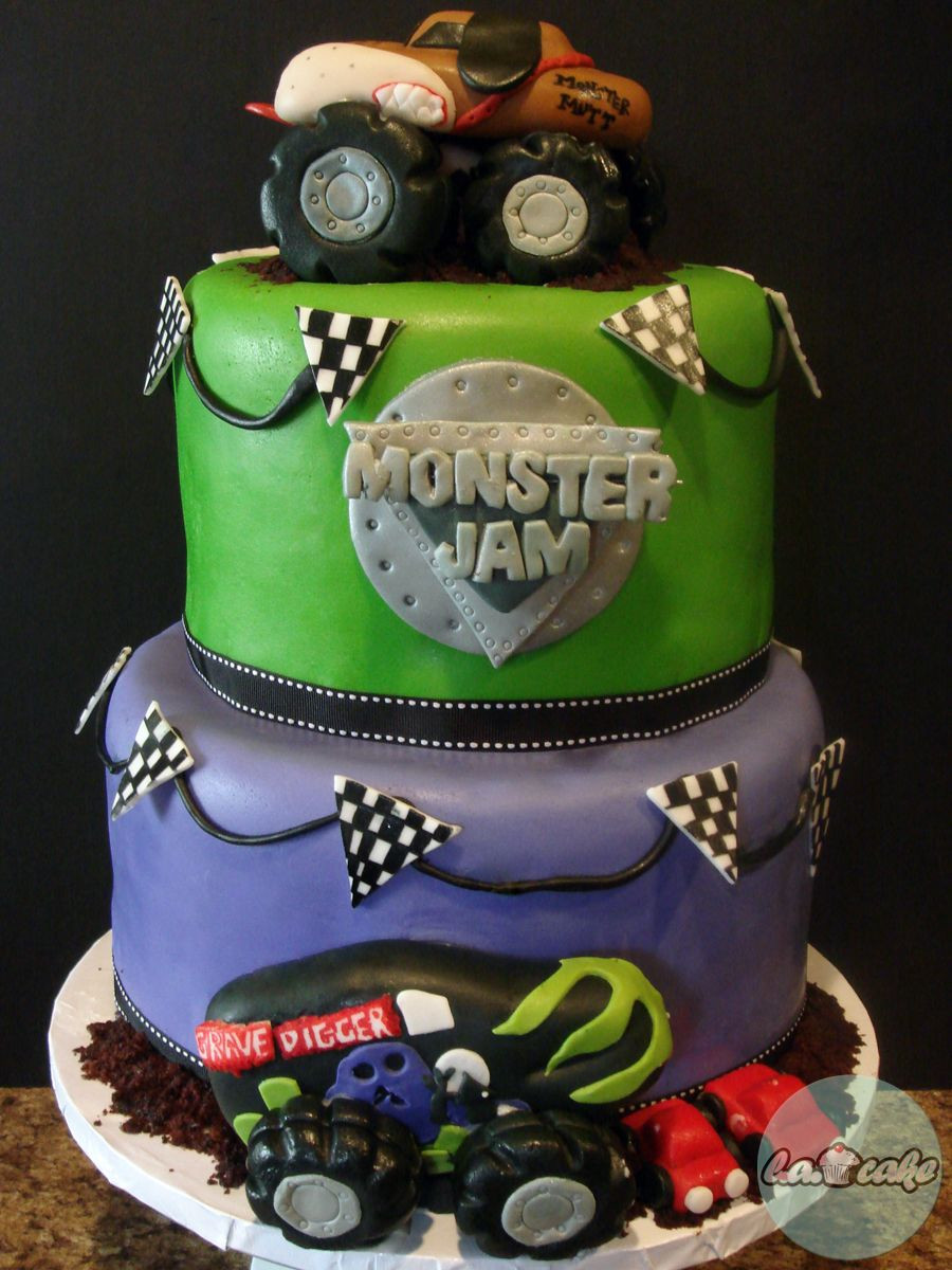 Monster Jam Birthday Cake
 Pin on Food