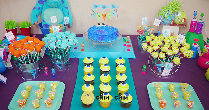 Monster Kids Party
 Kara s Party Ideas Monsters Inc Themed Birthday Party