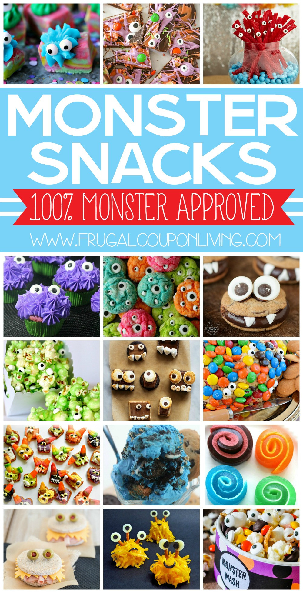 Monster Kids Party
 Monster Snacks for Kids and Monster Party Ideas