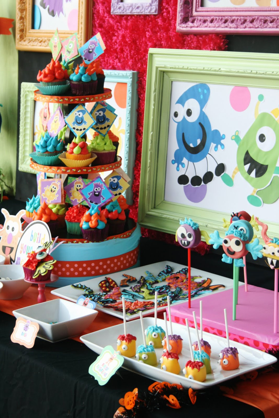 Monster Kids Party
 Kara s Party Ideas Colorful Monster Bash Party