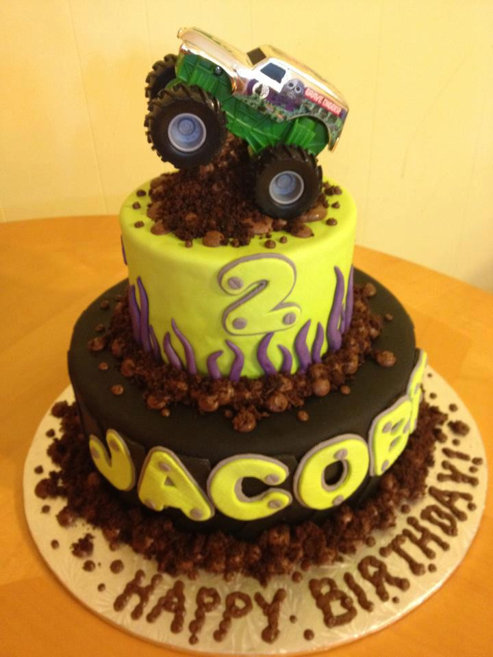 Monster Truck Birthday Cakes
 monster jam cake