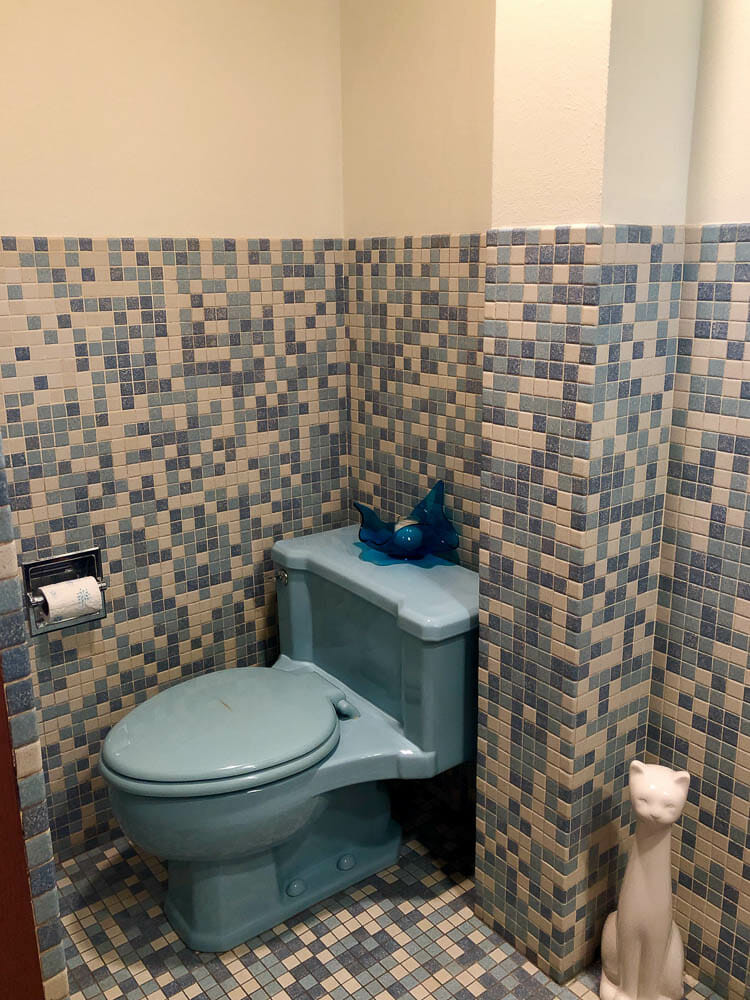 Mosaic Tile Bathroom
 Mosaic bathroom tiles 3 unique designs in Kim s 1962 house