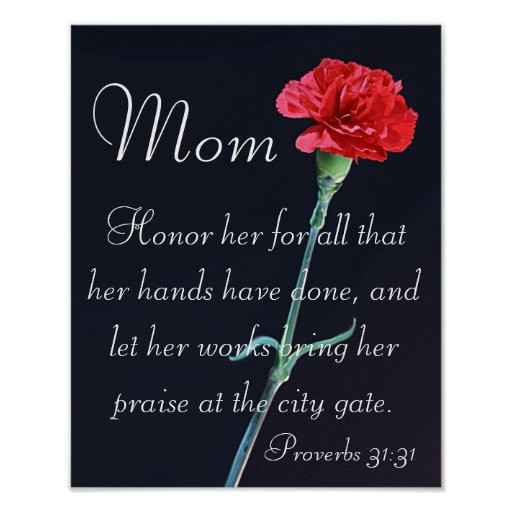 Mother Bible Quote
 Hobbyhawk Reflections God Bless Mothers