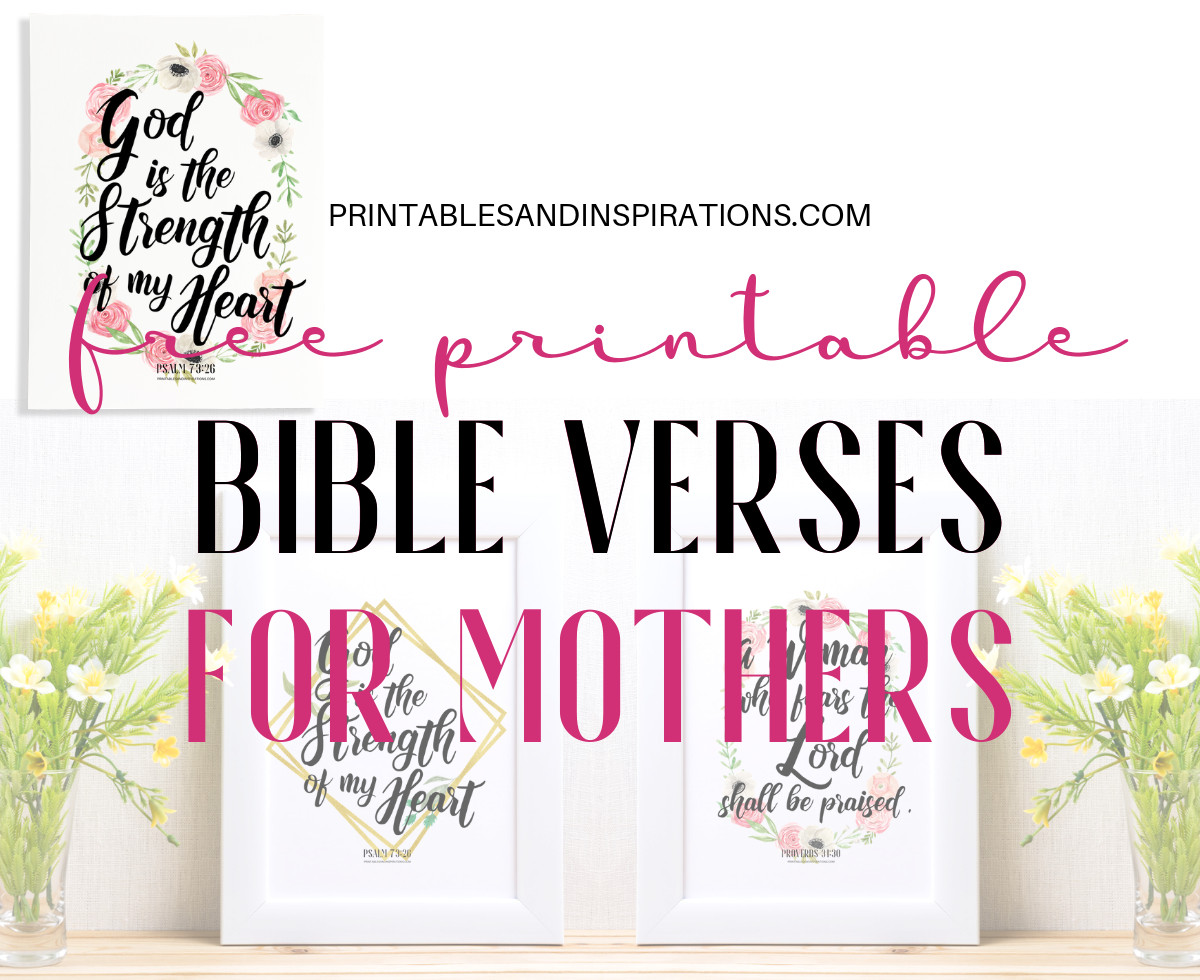 Mother Bible Quote
 Bible Verses For Mothers Free Printable Printables