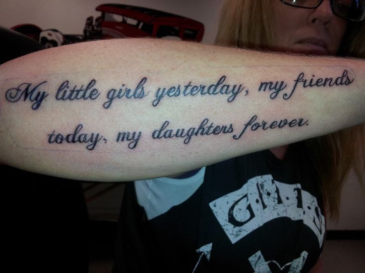 Mother Daughter Quote Tattoos
 Mother Daughter Tattoo Quotes QuotesGram