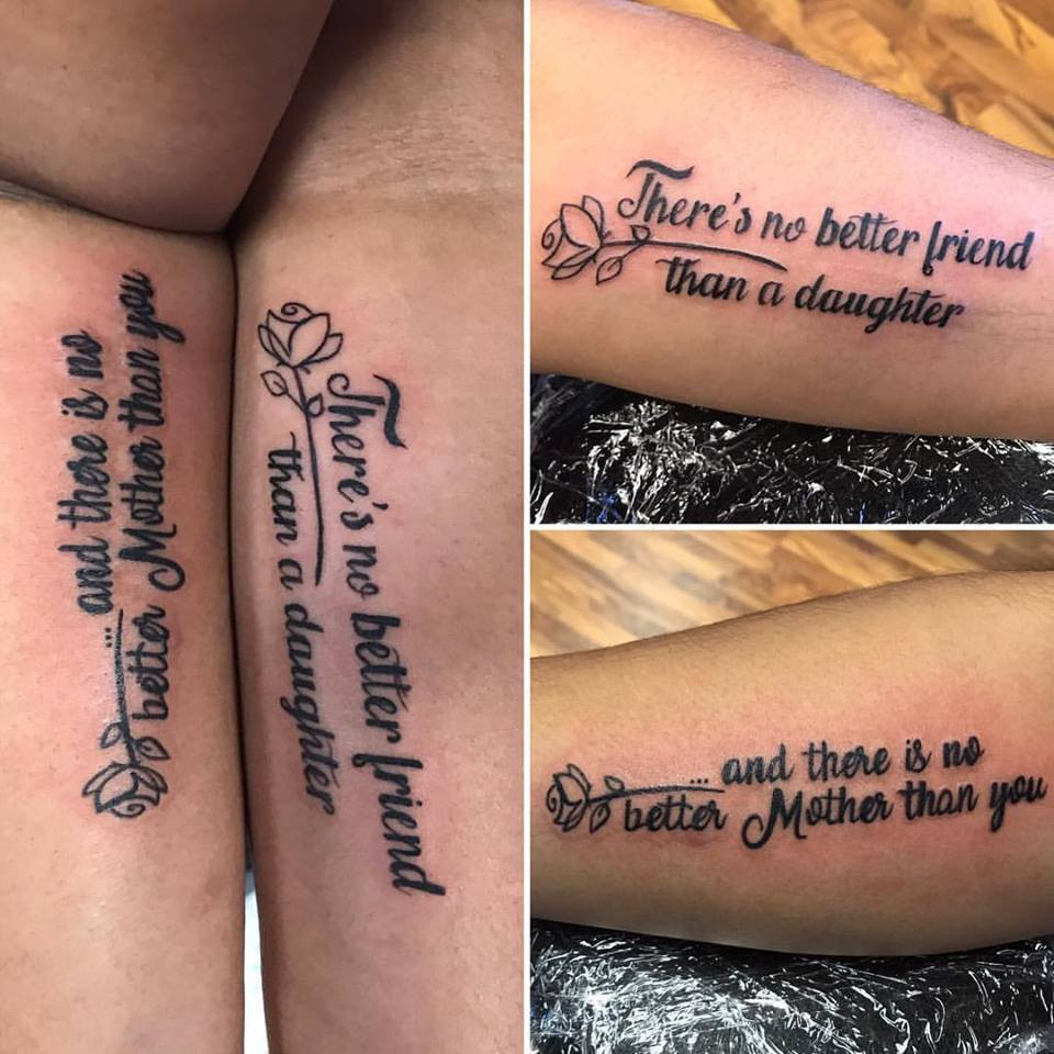 Mother Daughter Quote Tattoos
 51 Extremely Adorable Mother Daughter Tattoos to Let Your