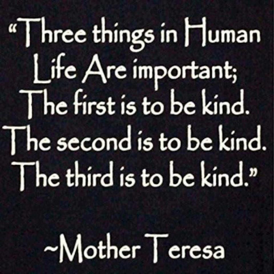 Mother Teresa Quotes Kindness
 Be Kind From Mother Teresa