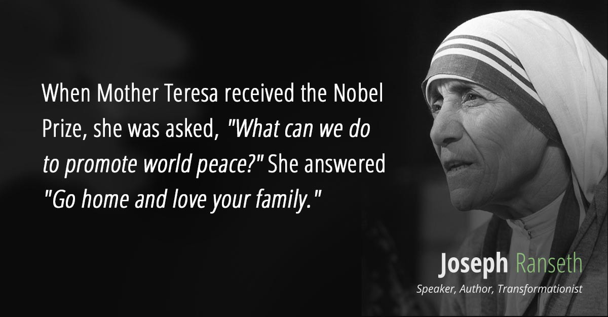 Mother Teresa Quotes On Family
 15 Mother Teresa quotes to cultivate love and passion
