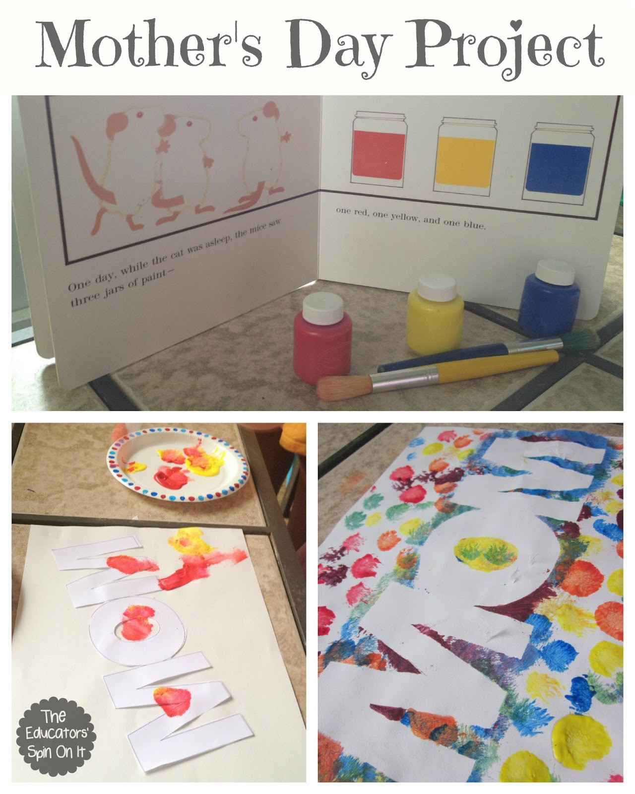 Mother'S Day Art And Craft Ideas For Preschoolers
 Easy Mother s Day Craft The Educators Spin It