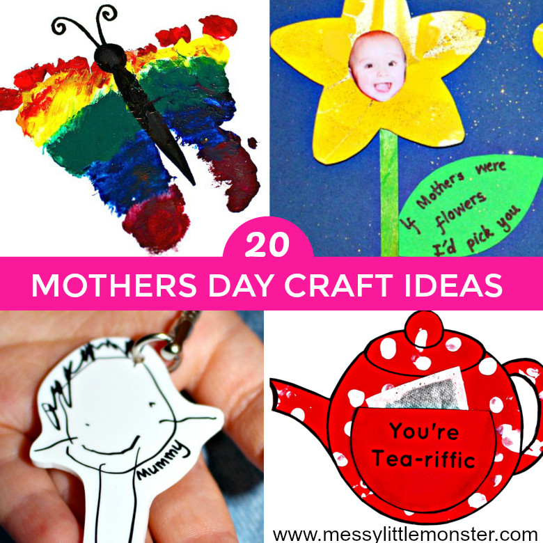 Mother'S Day Art And Craft Ideas For Preschoolers
 Mothers Day Craft Ideas Messy Little Monster