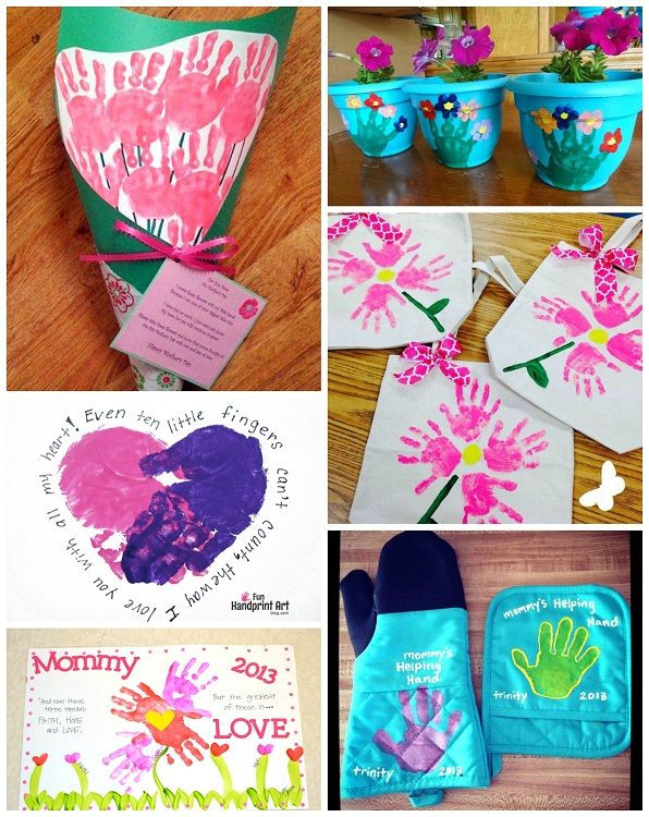 Mother'S Day Art And Craft Ideas For Preschoolers
 Mother s Day Handprint Crafts & Gift Ideas for Kids to