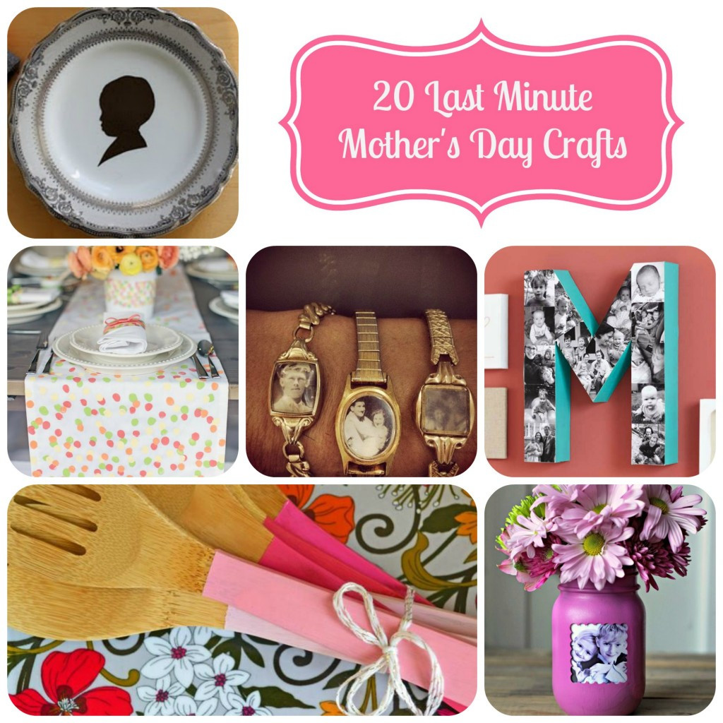 Mother'S Day Craft Gift Ideas
 20 Last Minute Mother s Day Crafts