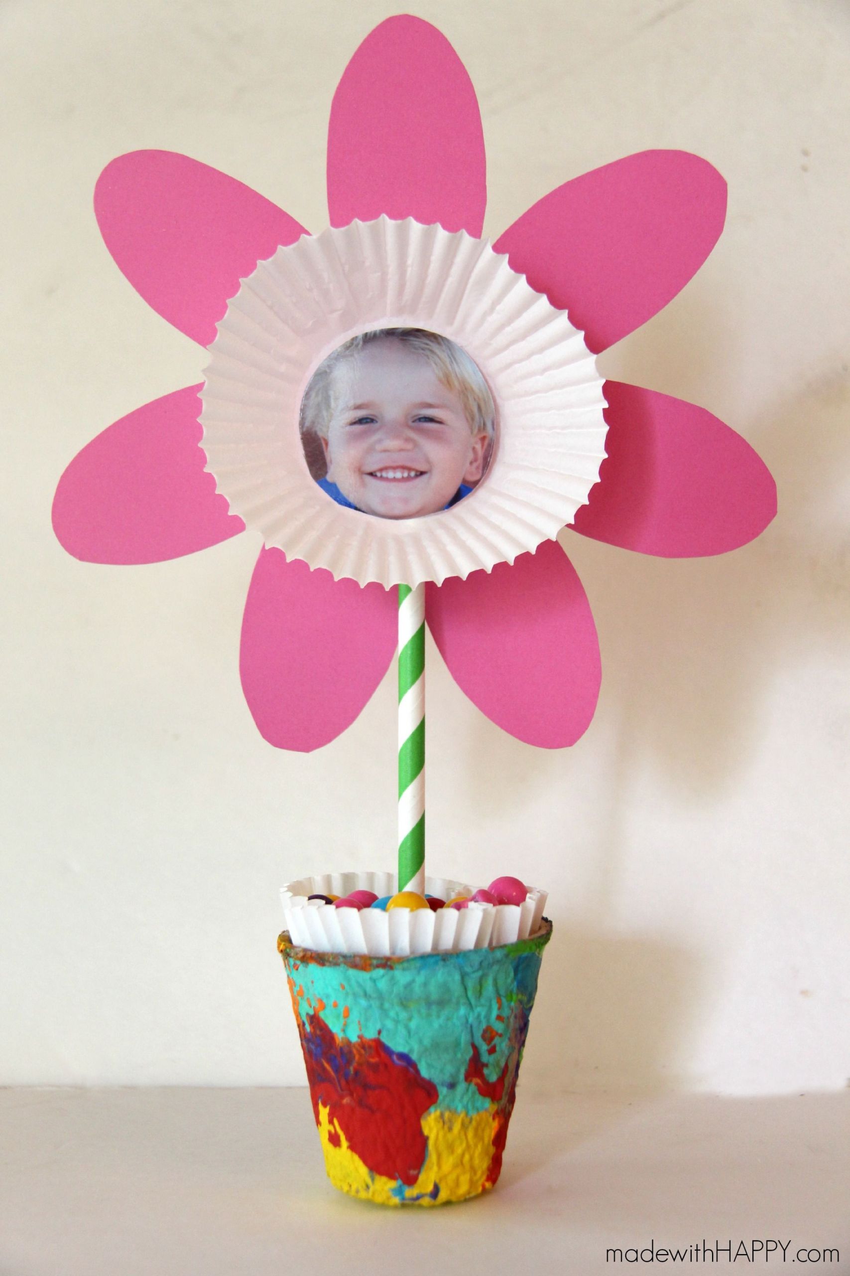 Mother's Day Crafts For Kids
 Picture Flower Kids Craft Free Printable Flower