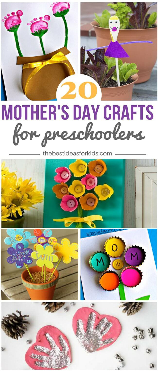 Mother's Day Crafts For Kids
 20 Mother s Day Crafts for Preschoolers The Best Ideas