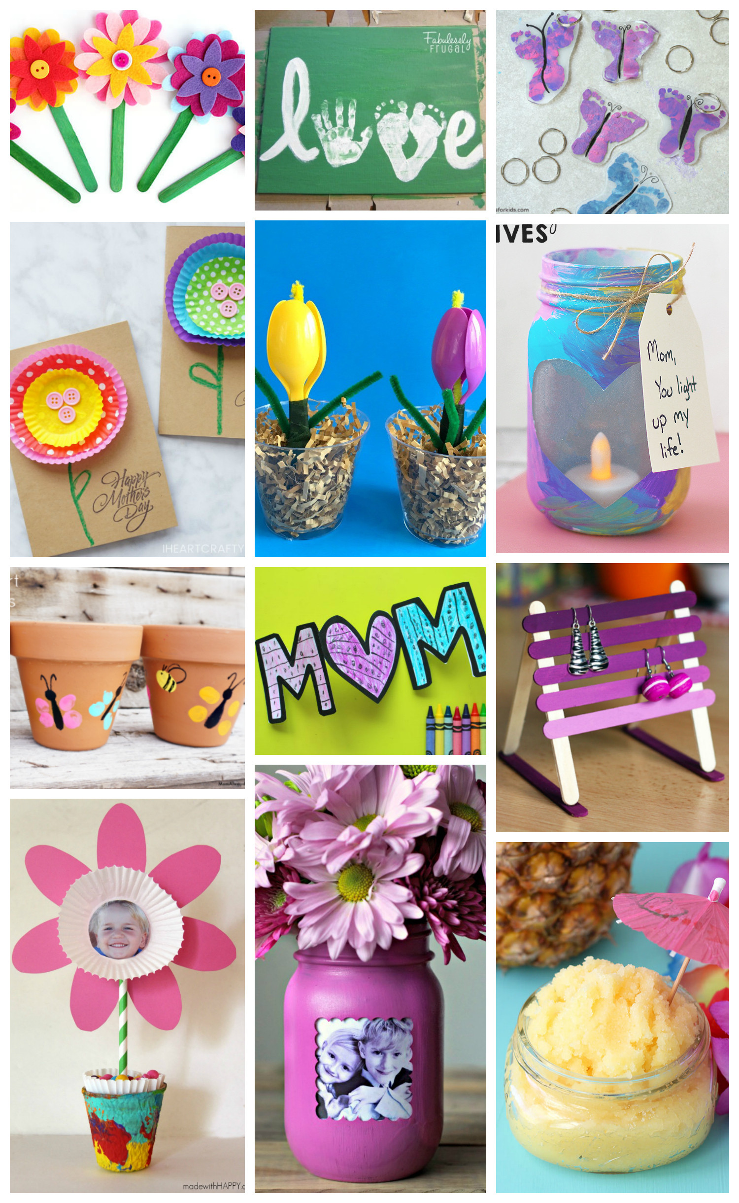 Mother's Day Crafts For Kids
 Easy Mother s Day Crafts for Kids Happiness is Homemade