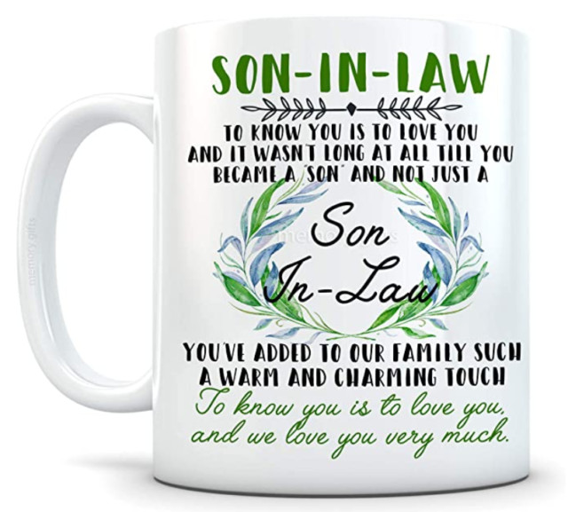 Mother'S Day Gift Ideas For Mother In Law
 Son in law to know you is to love you mug 11oz t for
