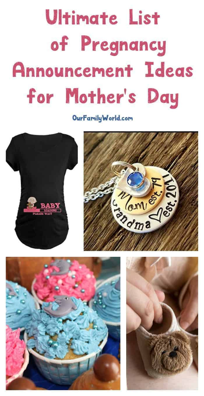 Mother'S Day Gift Ideas For Pregnant Mom
 Ultimate List of Pregnancy Announcement Ideas for Mother s