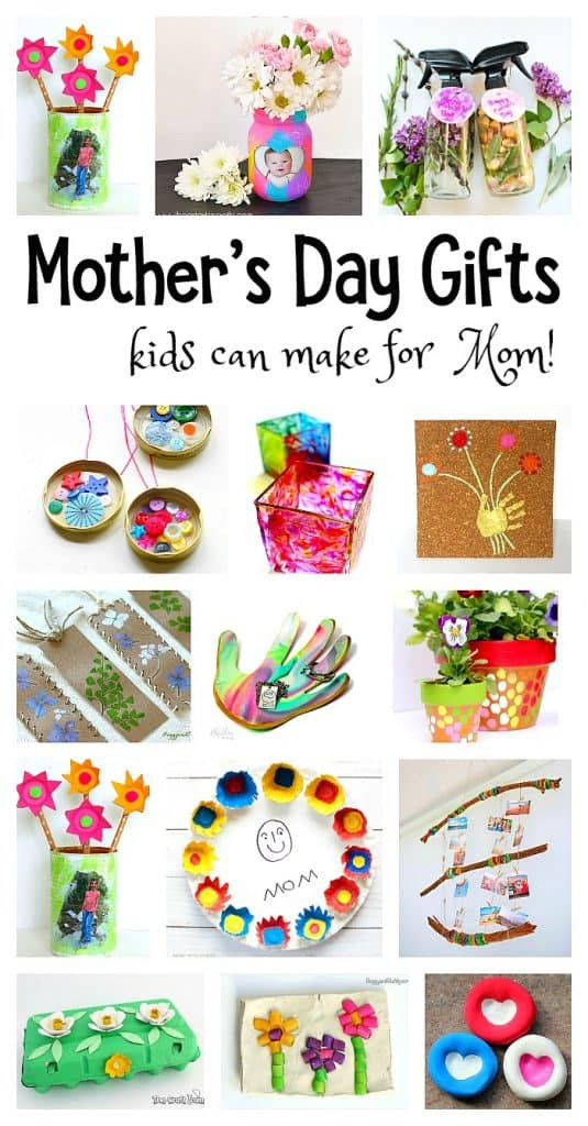 Mother'S Day Gift Ideas From Child
 Mother s Day Homemade Gifts for Kids to Make Buggy and Buddy