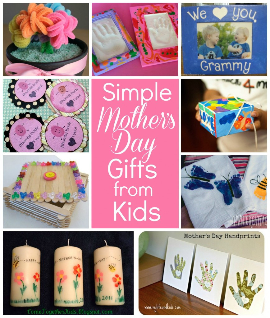 Mother's Day Gift Ideas From Kids
 Simple Mother’s Day t ideas for grandma Flower pot