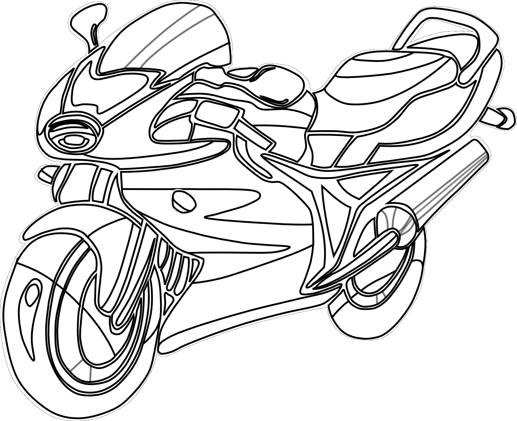 Motorcycle Coloring Pages For Kids
 Free Printable Motorcycle Coloring Pages For Kids