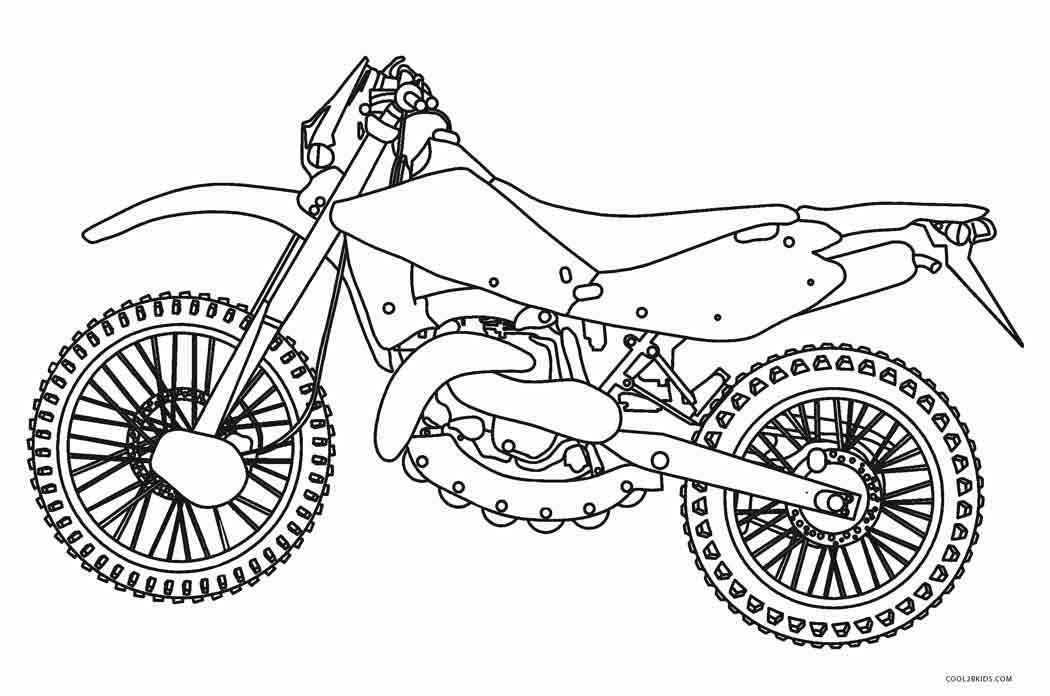 Motorcycle Coloring Pages For Kids
 Free Printable Motorcycle Coloring Pages For Kids